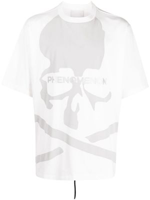 Mastermind World t-shirt à imprimé tête de mort - Blanc