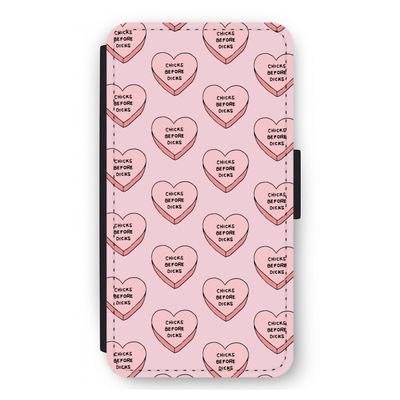 Chicks before dicks: iPhone 12 mini Flip Hoesje