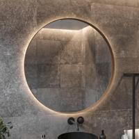 Spiegel AquaSplash Star Rond met LED 80 cm Koper Rose Aquasplash
