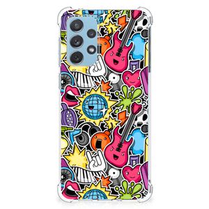 Samsung Galaxy A73 Anti Shock Bumper Case Punk Rock