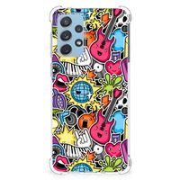 Samsung Galaxy A73 Anti Shock Bumper Case Punk Rock - thumbnail