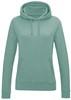 Just Cool JH001F Women´s College Hoodie - Dusty Green - S