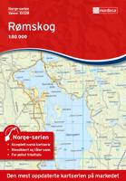 Wandelkaart - Topografische kaart 10028 Norge Serien Rømskog | Nordeca