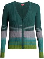 STAUD cardigan Cargo nervuré - Vert