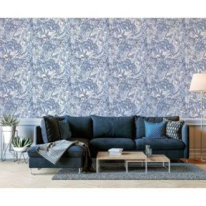 DUTCH WALLCOVERINGS DUTCH WALLCOVERINGS Behang Liquid Marble blauw