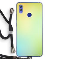 Minty mist pastel: Honor Note 10 Transparant Hoesje met koord
