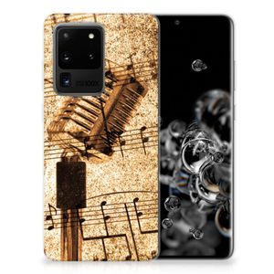Samsung Galaxy S20 Ultra Siliconen Hoesje met foto Bladmuziek