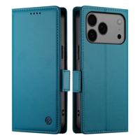 Lunso iPhone 17 Pro Max hoesje - PU leren Bookcase met ruimte voor pasjes - Blauw Lunso iPhone 17 Pro Max hoesje - PU leren Bookcase met ruimte voor pasjes - Blauw