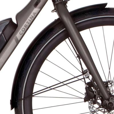 Cortina spatbord voor 28 e-mozzo jet black matt