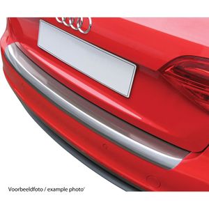 Bumper beschermer passend voor Fiat 500/500C Abarth 4/2016- 'Brushed Alu' Look 'Ribbed' GRRBP935B