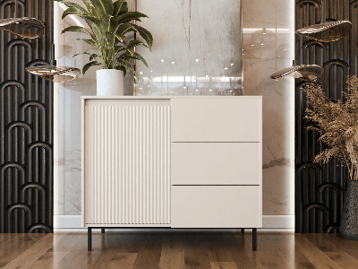 Commode OZI 1 deur 3 lades kasjmier
