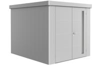 Biohort Metalen tuinhuis Neo - Dubbele deur - Zilver - 3B (236x292 cm)- Plat dak- Metaal- Biohort Biohort Metalen tuinhuis Neo - Dubbele deur - Zilver - 3B (236x292 cm)- Plat dak- Metaal- Biohort