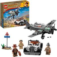 LEGO Indiana Jones - Gevechtsvliegtuig achtervolging constructiespeelgoed 77012 - thumbnail