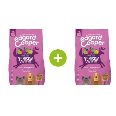 Edgard & Cooper 2x 12kg Edgard & Cooper Hondenvoer Adult Hert & Eend