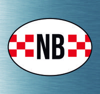 Autostickers vlag Noord Brabant - thumbnail