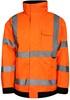 Korntex KX804 Premium Hi-Vis Rain-Jacket Tampere - Signal Orange - XXL