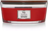 WoodWick ellipse candle crimson berries