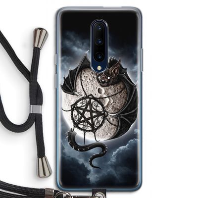 Volle maan: OnePlus 7 Pro Transparant Hoesje met koord