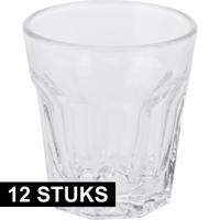 Borrel of shotjes glazen - 12x stuks - van 40 ml - shotglaasjes