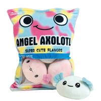 JollyPlush Snackpillow kussen Axolotl Angel - 30 cm