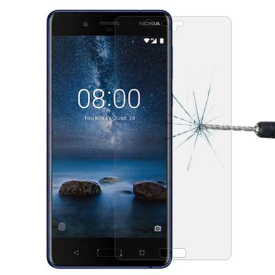 Nokia 8 0 26 mm 9H oppervlaktehardheid 2.5D gebogen rand gehard glas Screen Protector