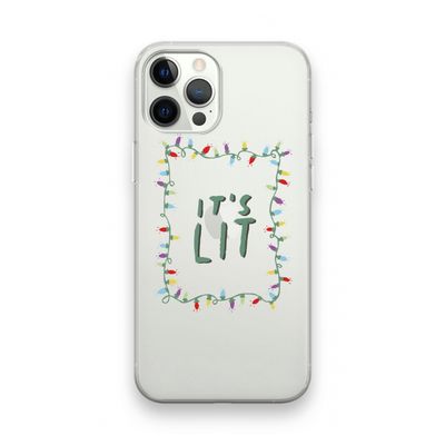 It's Lit: iPhone 12 Pro Transparant Hoesje