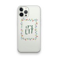 It's Lit: iPhone 12 Pro Transparant Hoesje