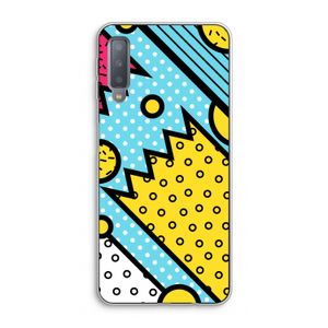 Pop Art #1: Samsung Galaxy A7 (2018) Transparant Hoesje