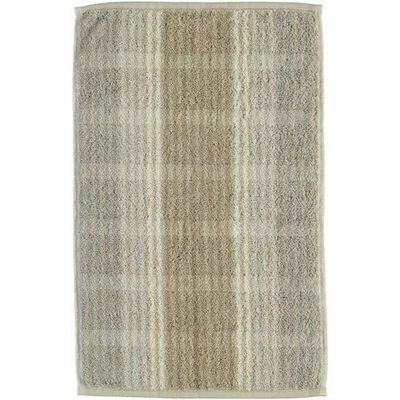 Cawö Cawö Cashmere Streifen Gastendoekje Zand 30x50