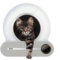 Zedar K900 Automatische Kattenbak - Zelfreinigende Kattenbak - Met App en Touchscreen - 65L - thumbnail