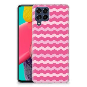 Samsung Galaxy M53 TPU bumper Waves Pink