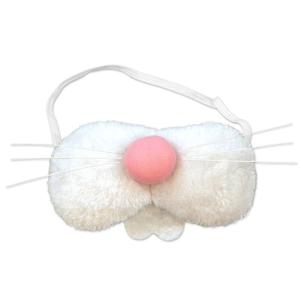 Konijn/haas snuit - pluche - volwassenen - neus - tanden - snorharen - accessoires