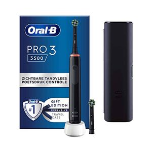 Oral-B Pro 3 3500 Volwassene Roterende tandenborstel Zwart