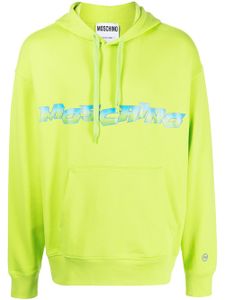 Moschino hoodie à logo imprimé - Vert