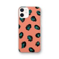 Pink Cheetah: iPhone 12 Transparant Hoesje