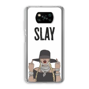 Slay All Day: Xiaomi Poco X3 NFC Transparant Hoesje