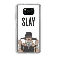Slay All Day: Xiaomi Poco X3 NFC Transparant Hoesje Slay All Day: Xiaomi Poco X3 NFC Transparant Hoesje