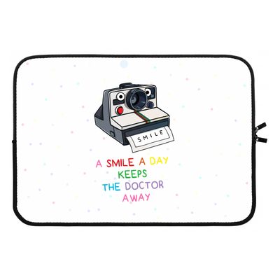 Smile: Laptop sleeve 13 inch