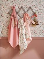 Set van 3 luiers in katoenen gaas LAPIN ENCHANTÉ veel roze