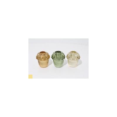 Theelichthouder glas 6,4cm