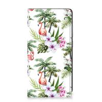 Samsung Galaxy A52 Hoesje maken Flamingo Palms