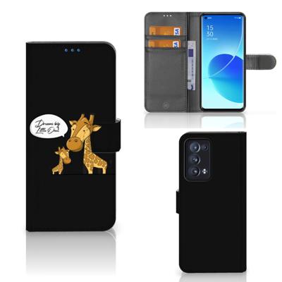 OPPO Reno 6 Pro Plus 5G Leuk Hoesje Giraffe OPPO Reno 6 Pro Plus 5G Leuk Hoesje Giraffe