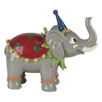 Clayre & Eef Multi Decoratie olifant 13*6*11 cm 6PR4732 - thumbnail
