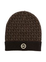 Michael Kors Kids bonnet à motif monogrammé - Marron - thumbnail