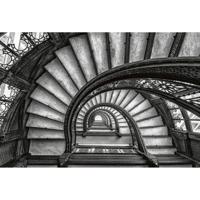 Fotobehang - Old Stairs 384x260cm - Vliesbehang - thumbnail