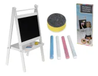 Schoolbord Hout Wit - 80 x 45cm - thumbnail