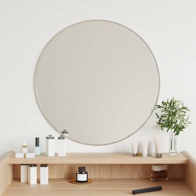 VidaXL Wandspiegel rond ø60 cm zilverkleurig