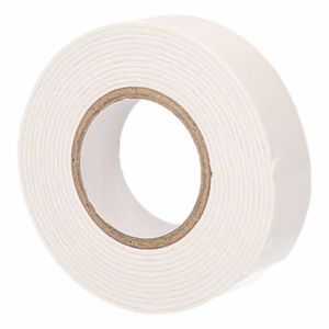 6x rolletjes dubbelzijdig tape/plakband 6 meter x 12 mm