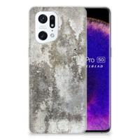 OPPO Find X5 Pro | TPU | Siliconen hoesje | Beton Print