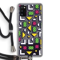 8-bit N°4: Samsung Galaxy A41 Transparant Hoesje met koord